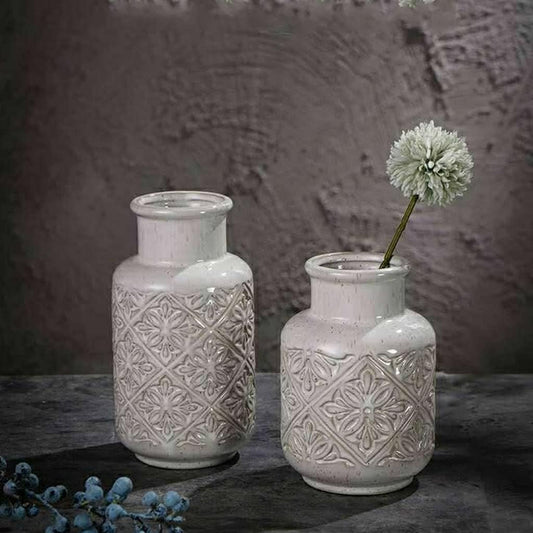 Nordic Artistry: Ceramic Vase Sculpture